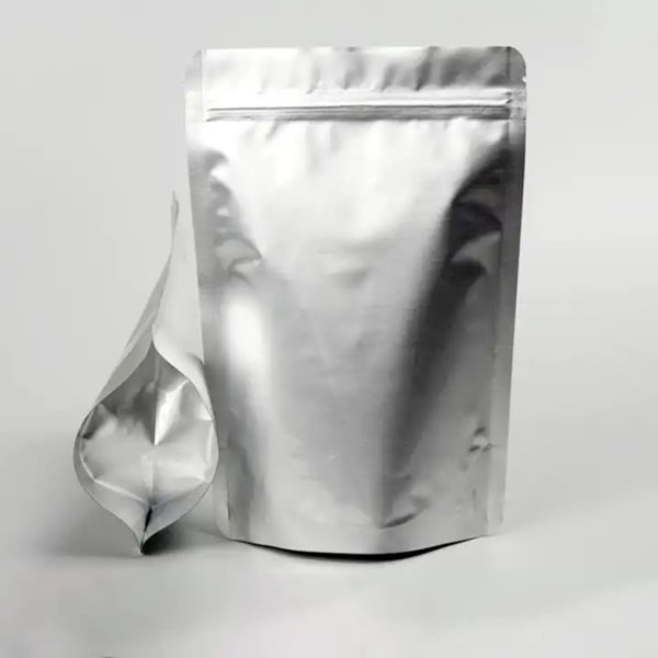 Silver stand up mylar bags 2